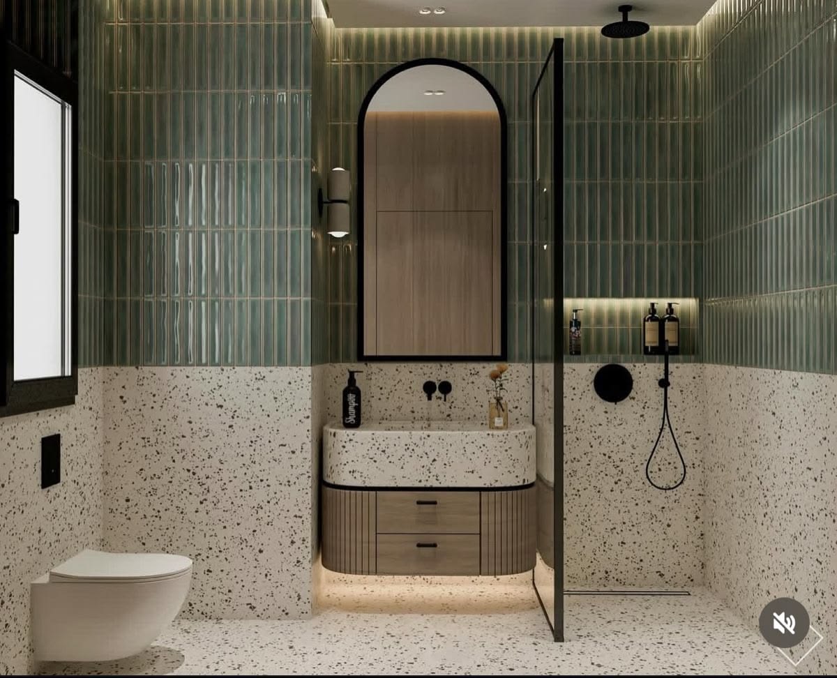 vị trí lý tưởng để sử dụng gạch trang trí trong phòng tắm