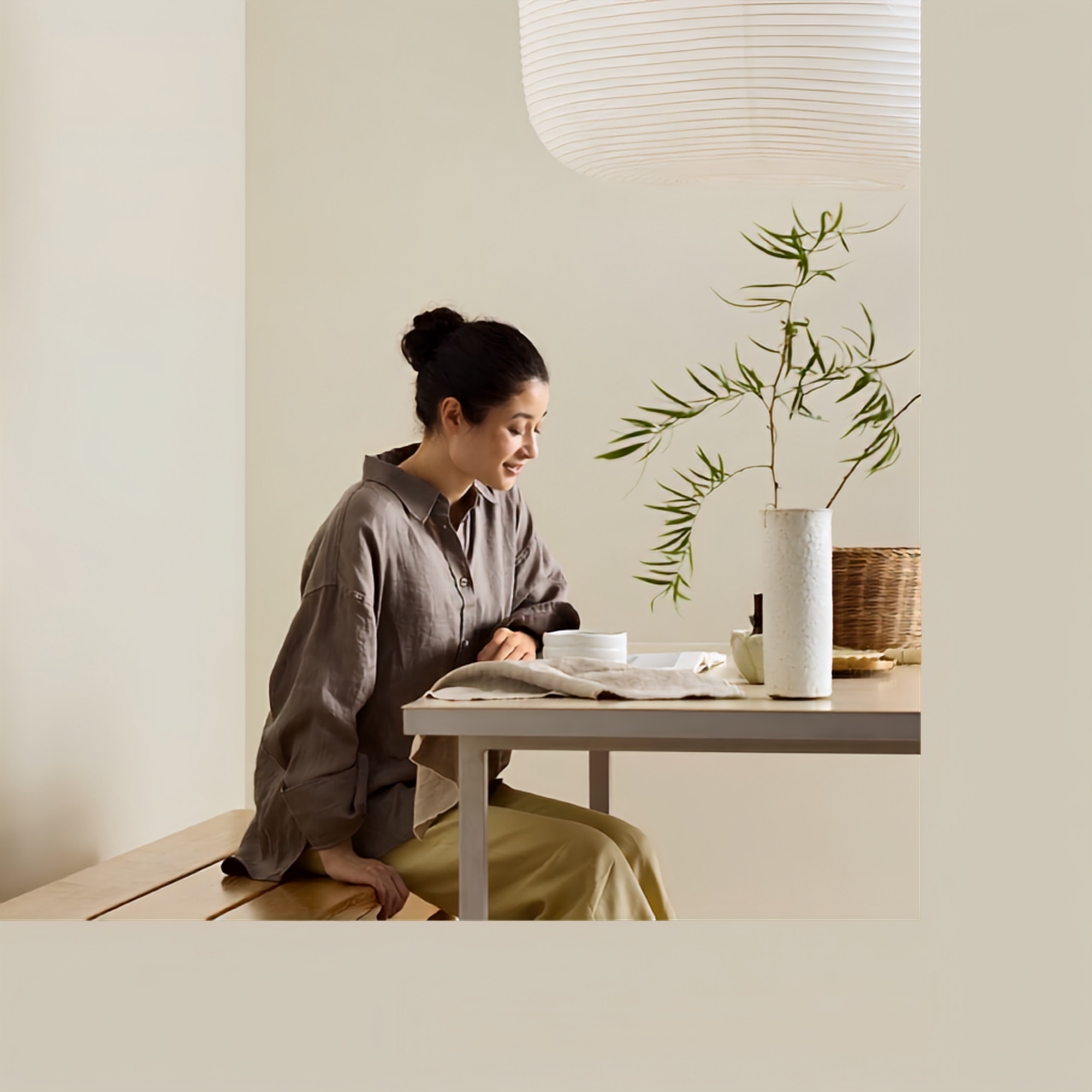 Sắc trắng ấm 
