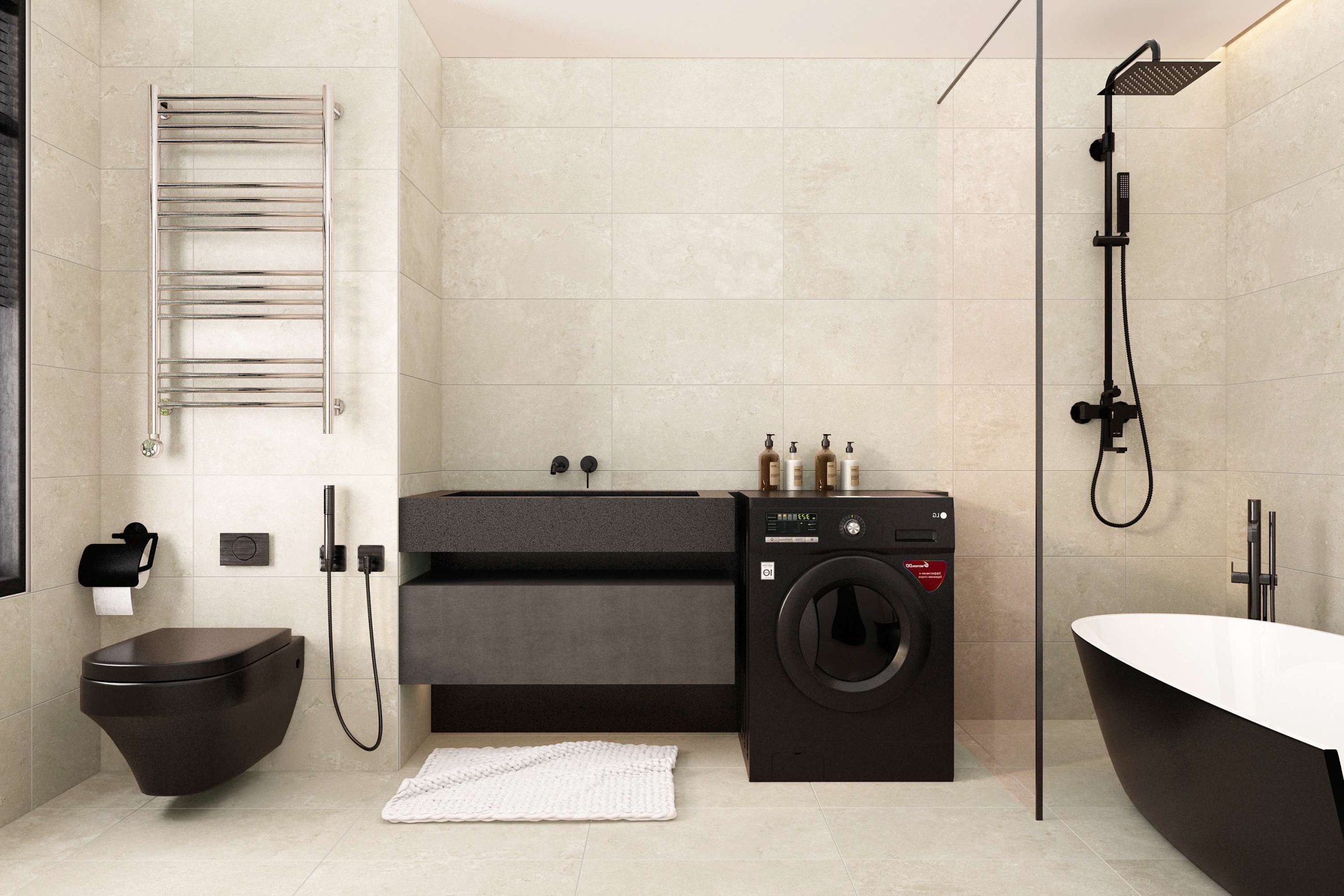 Ưu điểm khi chọn gạch 30x30 cho nhà vệ sinh nhỏ